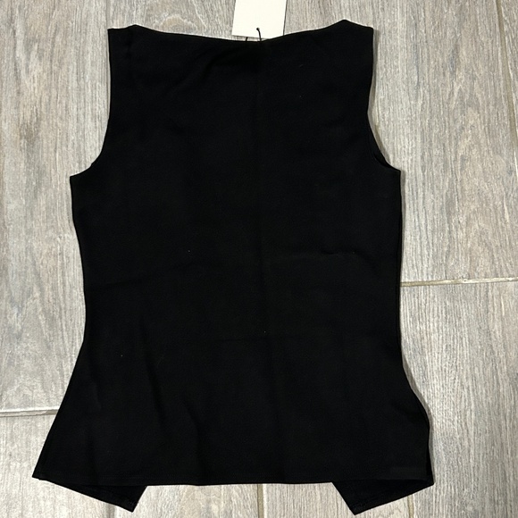 NWT! Women's Anthropologie Reformation Black Vest Top - XS - Picture 11 of 11